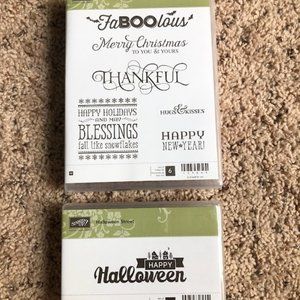 Pair of Stampin Up Stamp Sets